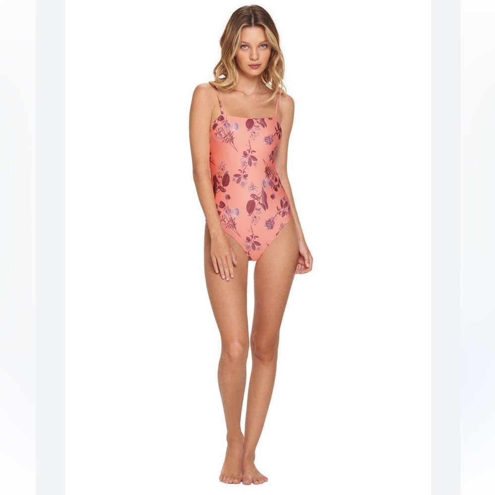 Floral One Piece Swimsuit Cheeky